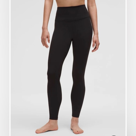 Lululemon Align High-Rise Pant 28” Nulu Yoga Leggings Size 10 Black LW5CTES